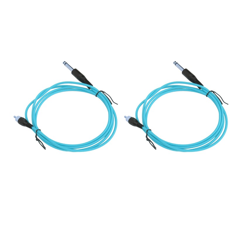 2pcs 5.9ft Tattoo Clip Cords RAC Interface Professional Copper Silicone