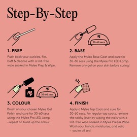 MyGel by MYLEE Semi-Permanent Gel Polish 10 ml [Pastel Chic] UV/LED Nail Art Manicure Pedicure for Professional and Home Use - Long Lasting and Easy to Apply