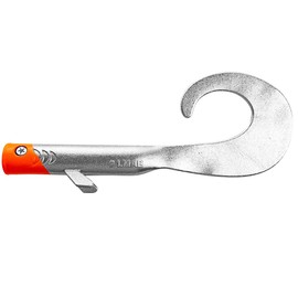 LMAB Drunk Twister - 12 cm & 16 cm, Artificial Bait, Rubber Bait, Fishing Lure, Twister Bait for Predator Fishing, Pike Fishing, Zander Fishing, Predator Fishing, Fishing Lure (Chrome Redhead, 12 cm)