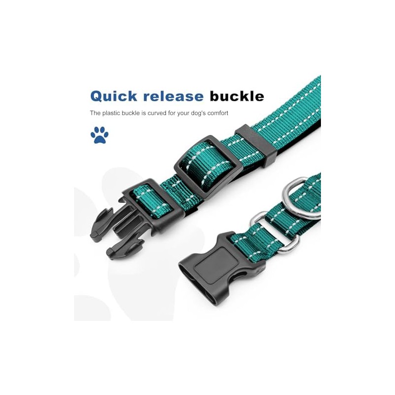 Collares reflectantes para perro de martingala. Collar para perro con