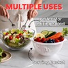OPTIVICE Plastic 5L Salad Spinner Large | Large Capacity with