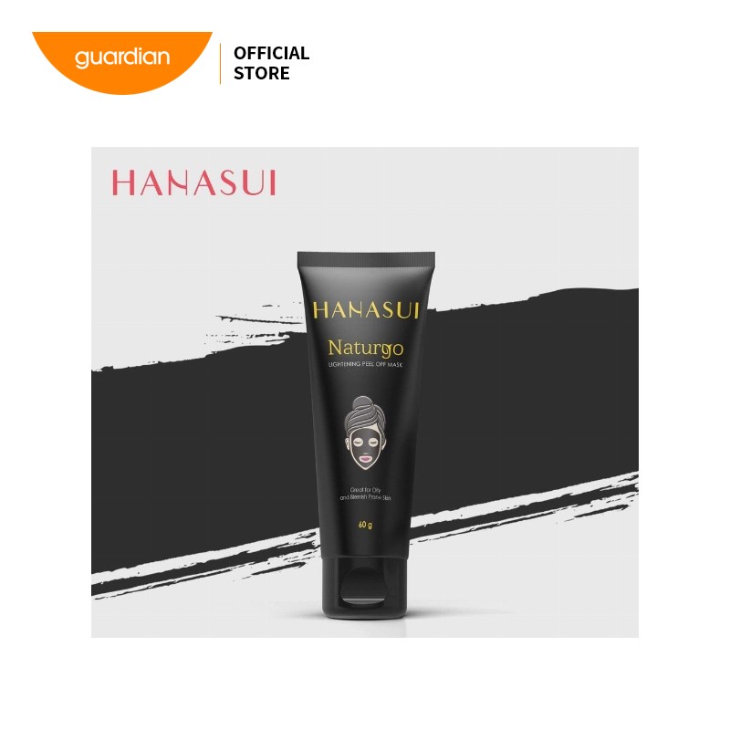Hanasui Naturgo Lightening Peel Off Mask (Black) 60G
