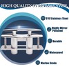 SHENGHUISS Boat Pull Up Deck Cleat 316 Stainless Steel Retractable