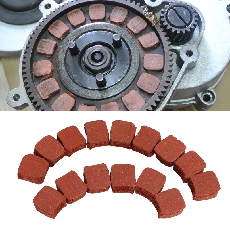 Pack of 15 Motorised Bicycle Motor Clutch Pads, Square Shape