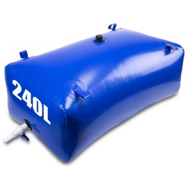 Water Bladder Storage Container Large Water Storage Bladder Portable Collapsible for Outdoor Camping Emergency Bladder Agricultural Drought Watering (240L)