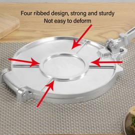Tortilla Press, Efficient and Practical Tortilla Press Tool, Saves Time and Energy, Flour Tortilla Press, Multifunctional Kitchen Press for Making (16 cm