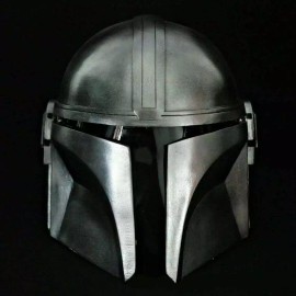 Handmade Steel Mandalorian Helmet Liner LARP Costumes Role Black Series Boba Fett Suit