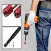 LxcshLjx 4Pcs Drill Bit Extension Set, Magnetic Screwdriver Bit Holder,