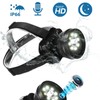Headlamp Camera 1080P Adjustable IPX4 Waterproof Rechargeable Hands Free Head
