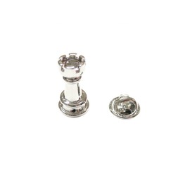 Kiola Designs Rook Chess Piece Pendant Lapel Pin