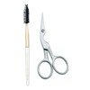Tweezerman 2914LLT Tijera Acero Inox Y Cepillo de Cejas