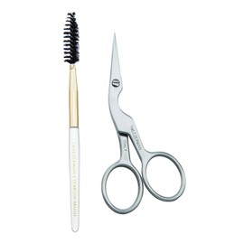 Tweezerman 2914LLT Tijera Acero Inox Y Cepillo de Cejas