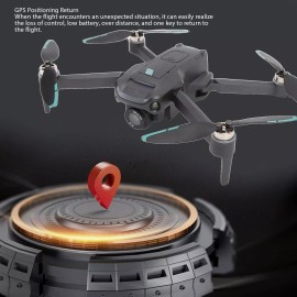 BTSEURY RC Drone Brushless, HD Dual Camera Quadcopter, Obstacle Avoidance LCD Screen Opt