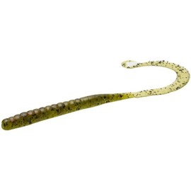 Zoom 009054 Mag II Ribbon Tail Worm, 9-Inch, 20-Pack, Watermelon Red