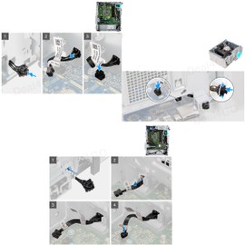 Deal4GO Front Power Button Switch Signal Cable 500GM Replacement for Dell Optiplex 7080 7090 5080 3090 MT XPS 8940 Precision 3440 3450 Tower Desktop, Black