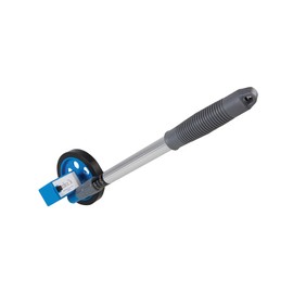 Dapetz ® Micro Surveyors Distance Measuring Wheel 0-999.9m Aluminium with Plastic Wheel Clear and Easy to Read Metric Dial with Accuracy of +/- 2% Telescopic Shaft and Rubber Handle for Extra Grip