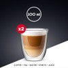 Bialetti Florence Double Wall Glass, Heat Resistant Glass, 6.8 fl
