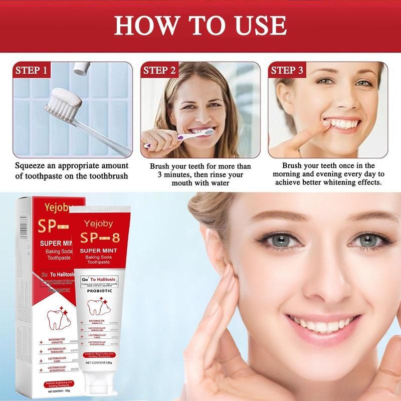 Yejoby [Upgraded Version] Super ProbioticSp-8 Toothpaste, SP-8 Toothpaste, SP8 Probiotic