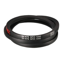 sourcing map SPZ1200 Drive Belt Drive Belt Pitch Length 1200 mm Industrial Rubber Transmission Belt