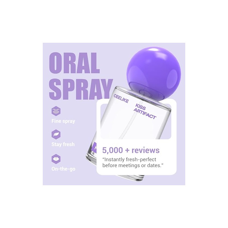Oral Spray – Fresh Breath, Dual Cooling Experience & Convenient