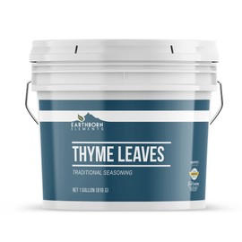 Earthborn Elements Thyme Leaves, Traditional Dried Herb, Bulk Size Gallon Bucket (28.8 Ounce)