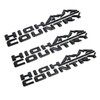 3X 2019-2023 Tahoe Silverado High Country Fender Tailgate Letter Logo