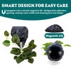 Reptile Water Dish with Dripper, Adjustable Wall-Mounted Water Bowl for