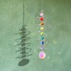 Qianyu Crystal Suncatcher Decorative Rainbow Maker Wind Spinner Tail Window