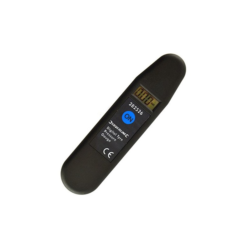 AB Tools-Silverline Digital Tyre Pressure Gauge 2-99.5PSI (0.15-7bar) Air Wheel