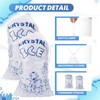 100 Pcs 20 lb Plastic Ice Drawstring Bag 28 x