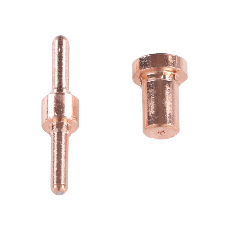 Long Electrode Nozzle Set Copper Plasma Cutting Torch Consumables for