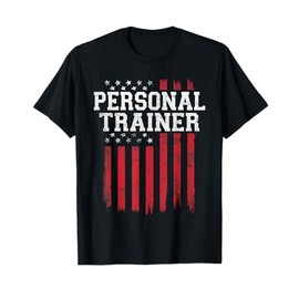 Personal Trainer Proud American Flag USA Patriot Patriotic T-Shirt