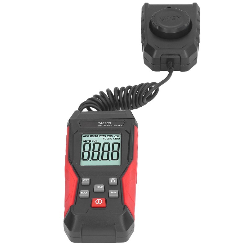Digital Illuminometer 200000LX High Accuracy Light Meter Automatic Power Off