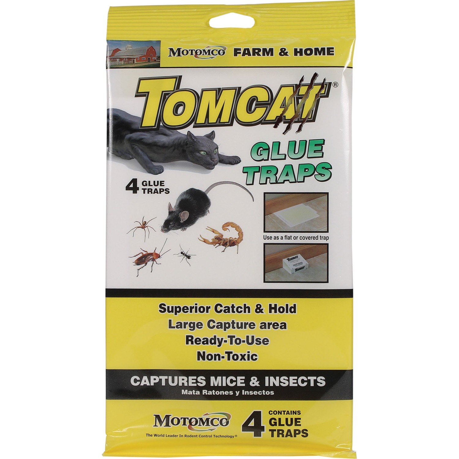 Tomcat Glue Traps for Mice and Insects - ibspot.com