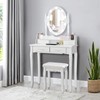 MAT EXPERT Vanity Desk Set with Lighted Mirror, Versatile Dresser