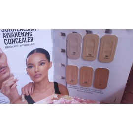 Makeup By Mario SURREALSKIN AWAKENING CONCEALER 6Shade 1xUSE Pull Up Sample Card