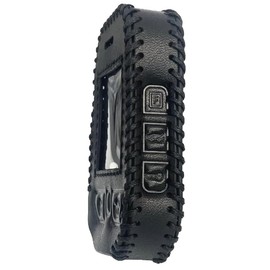 Tolxh Pack of 2 #RF-P2WT11-SS RFX-P2WT12-SS Black Leather Case Protective Shell Key Parts Durable Replacement T12 T11 Remote Leather case Key Replacement Part New for Compustar Prime T12