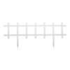Suncast Cape Cod Styling Weatherproof Long Border Fence with Interlocking