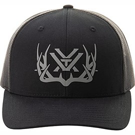 Vortex Optics Silicone Weld Full Tine Mesh Snap Back Caps (Black)
