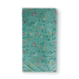 Pip Studio Les Fleurs Bath Towel 70 x 140 cm Green