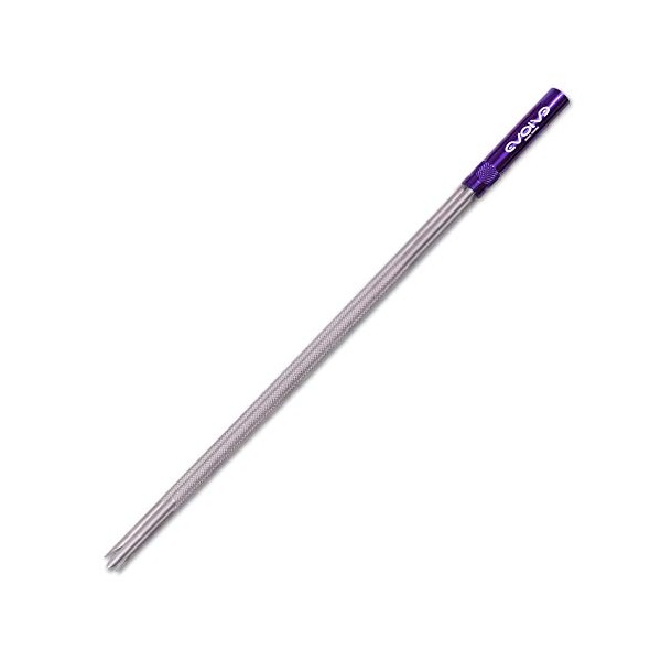 SPEARFISHING WORLD PoleSpear 3-Prong Tip HD Speartip Purple (Knurled SS)