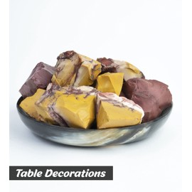 ZAICUS Mookaite Jasper Raw Stones for Jewelry, Rough Stones for Tumbling Bulk, Polishing, Cabbing, Lapidary, Fountain Rocks, Decoration, Wire Wrapping, Gem Mining, Reiki Healing 1 lb