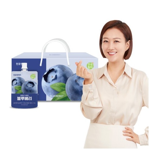 Cheonho NCare Daily Vitality Blueberry (70mlx30 packets), single option / 천호엔케어 하루활력 블루베리(70mlx30포), 단일옵션