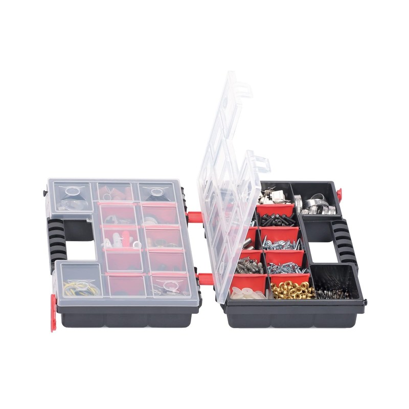 Mivos Double-sided assortment box 287x186x100mm - 2-sided sorting box with