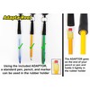 TWO-PACK HEAVY DUTY Retractable Pencil and pen Reel with ADAPTOR