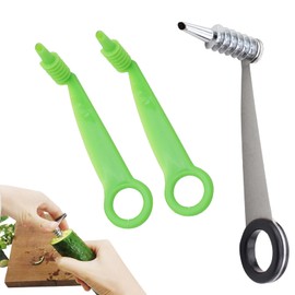 fufupaw 3 Stück Spiralschneider Kartoffel, Kartoffel Spiralschneider, Gemseschneider Spiralschneider, Gemüse Spiralschneider, Spiral Cutter Für Obst Und Gemse, Karotte, Gurke, Apfel, Zufällige Farben