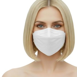 kela 20x Mascherine FFP2 Bianco | Prodotto in Germania | Respiratorie confortevole con estensione del passante per le orecchie | OEKO-TEX Delicato sulla pelle con migliorata capacità respiratoria