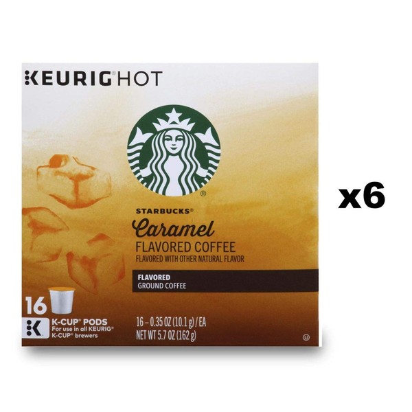 Starbucks Caramel Flavored Coffee K-Cups, 96 count