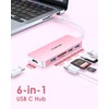 LENTION Hub USB C con HDMI 4K, 3 USB 3.0,