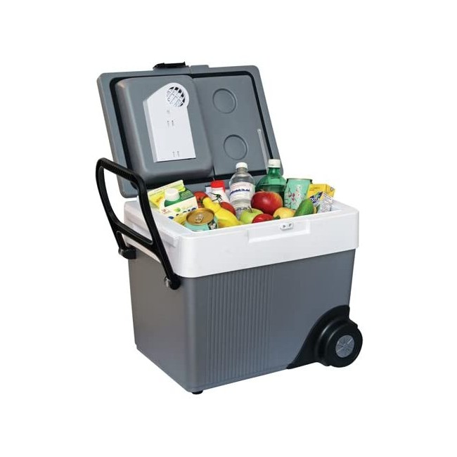 Koolatron W65 12V Kargo Electric Cooler/Warmer for Car and Home with Built-in Handle and Wheels (33 Quarts/31 Liters Iceless Thermoelectric Technology )
